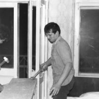 После работы - Вечером в общаге. Налаживаем быт...